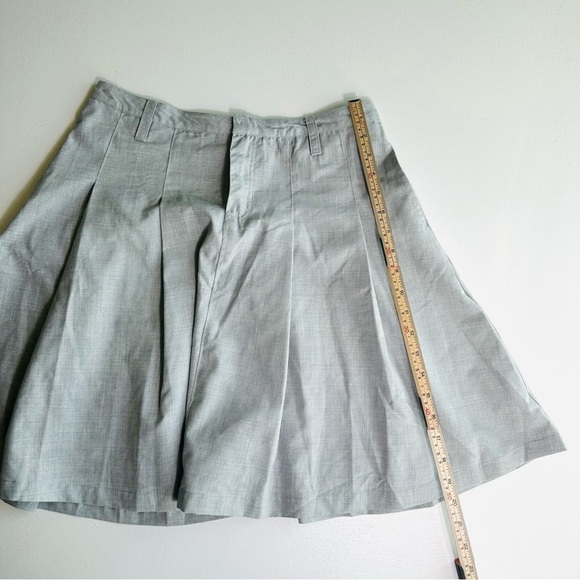 We the Free Free People Pleaded Skirt Gray Size 2 New - Picture 7 of 8